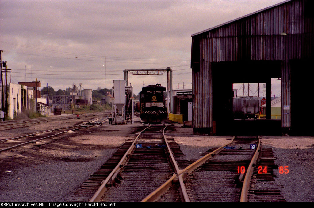 SOU 4000 sits beside the engine house and fuel racks